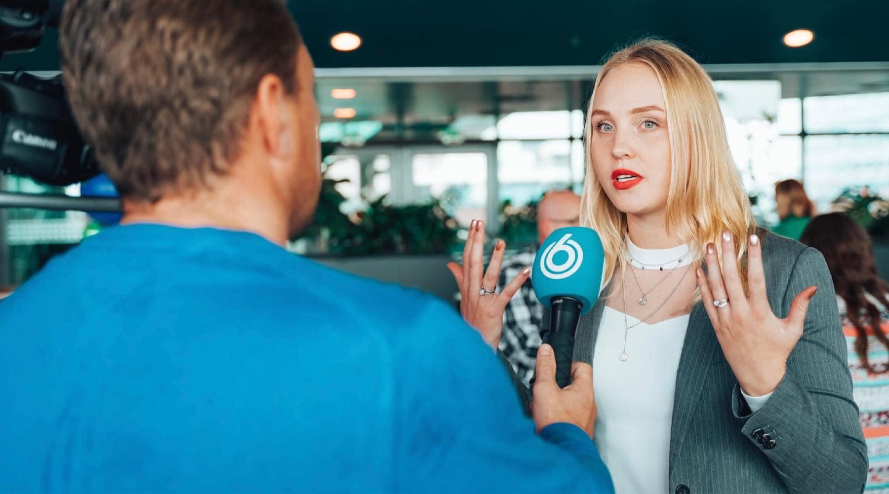 Shownieuws mediatraining Lisanne Spaander