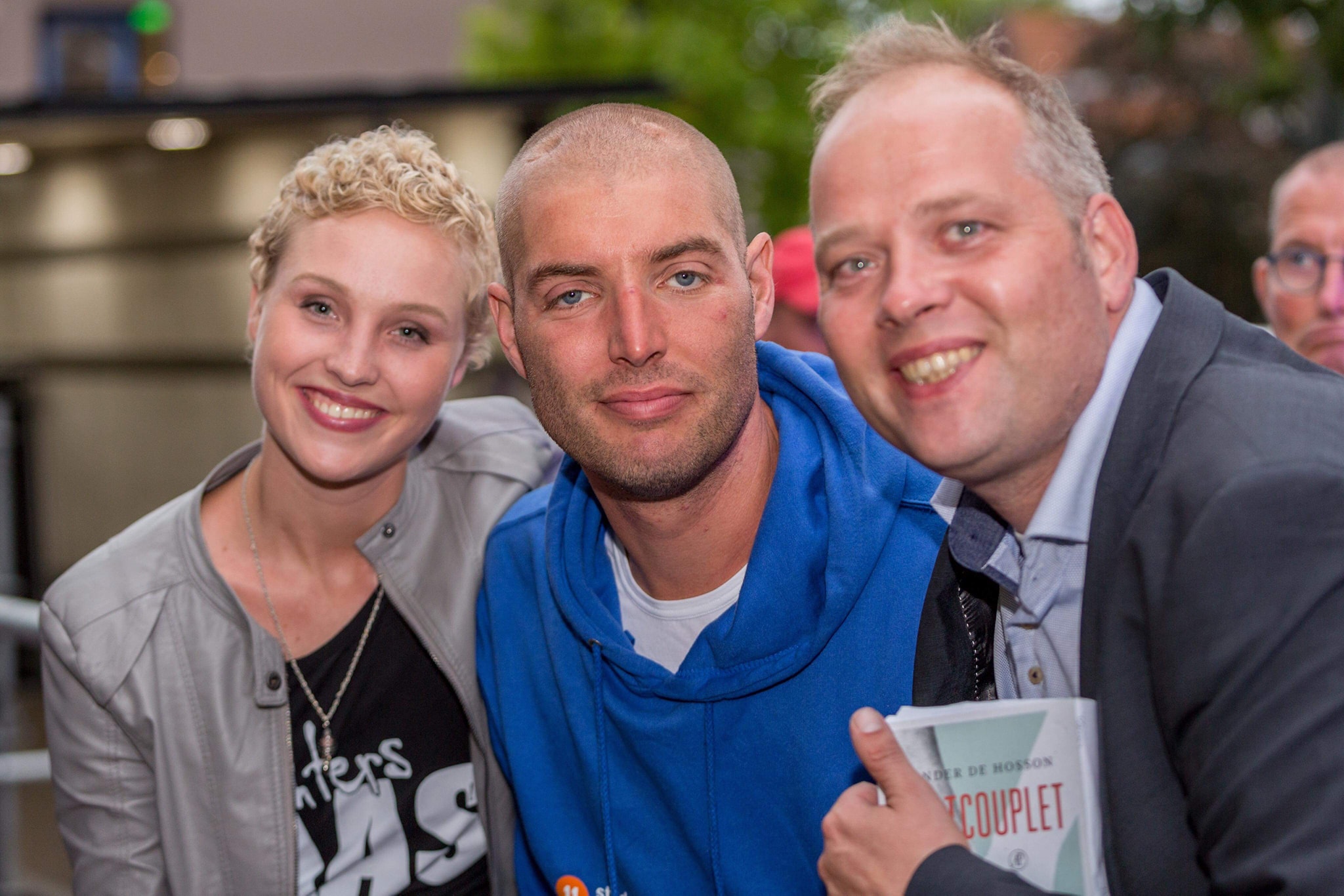 Lisanne Spaander bij de 11stedenzwemtocht